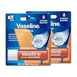 Vaseline Lip Care Cocoa Butter Lip Balm Stick 4.8g (Pack of 2)