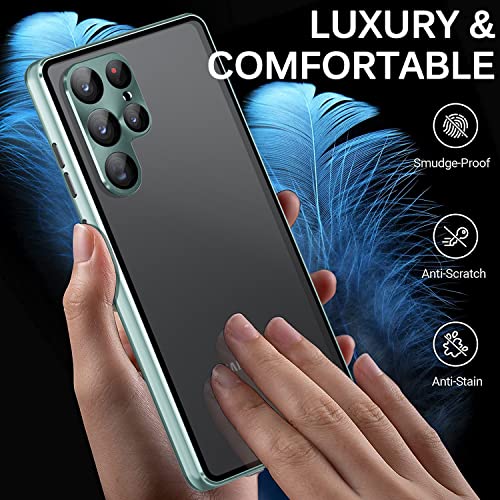 Miimall Capa para Samsung Galaxy S23 Ultra com protetor de tela de privacidade, capa S23 Ultra com p