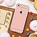 Case Compatible with iPhone 6/6s Plus 3 in 1 Ultra Thin PC Hard Shockproof Protective Smooth Surface (iPhone 6 Plus, Rose Gold)