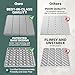 D&D Living 9 Pack Hard Plastic Interlocking Deck Tiles - 12