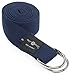 Hugger Mugger D-Ring Yoga Strap (Navy, 8 ft.)