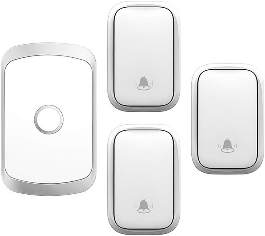 Self-Powered Waterproof Doorbell 60 Chimes No Battery Required Smart Home Cordless Door Bell US EU UK Plug Self-Powered Waterproof Doorbell 60 Chimes No Battery Required Smart Home Cordless Door Bell US EU UK Plug