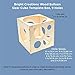 Unfinished Wood Balloon Sizer Measurement Box (9 Hole Sizes)