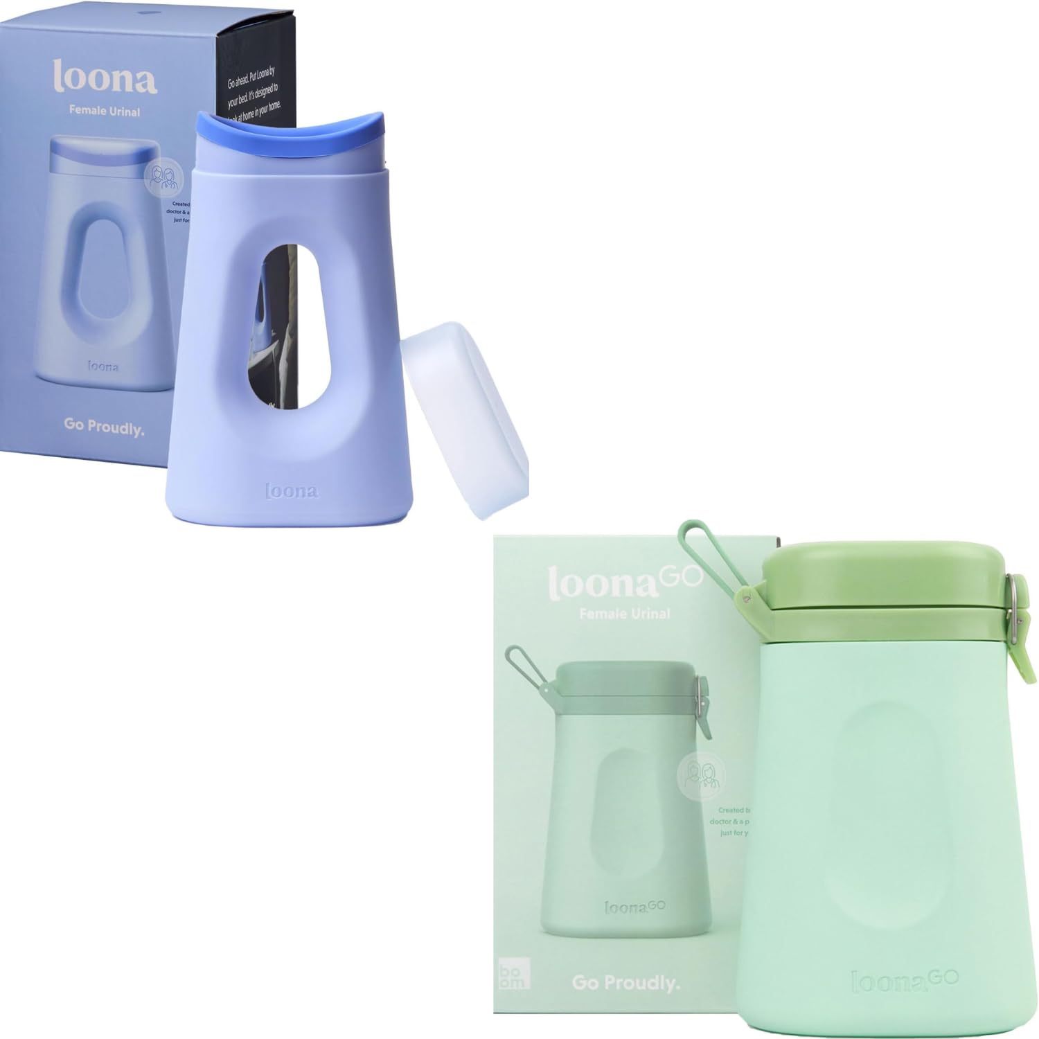 Loona & Loona Go - Portable Urinal for Women - Spill Proof - HSA/FSA Eligible