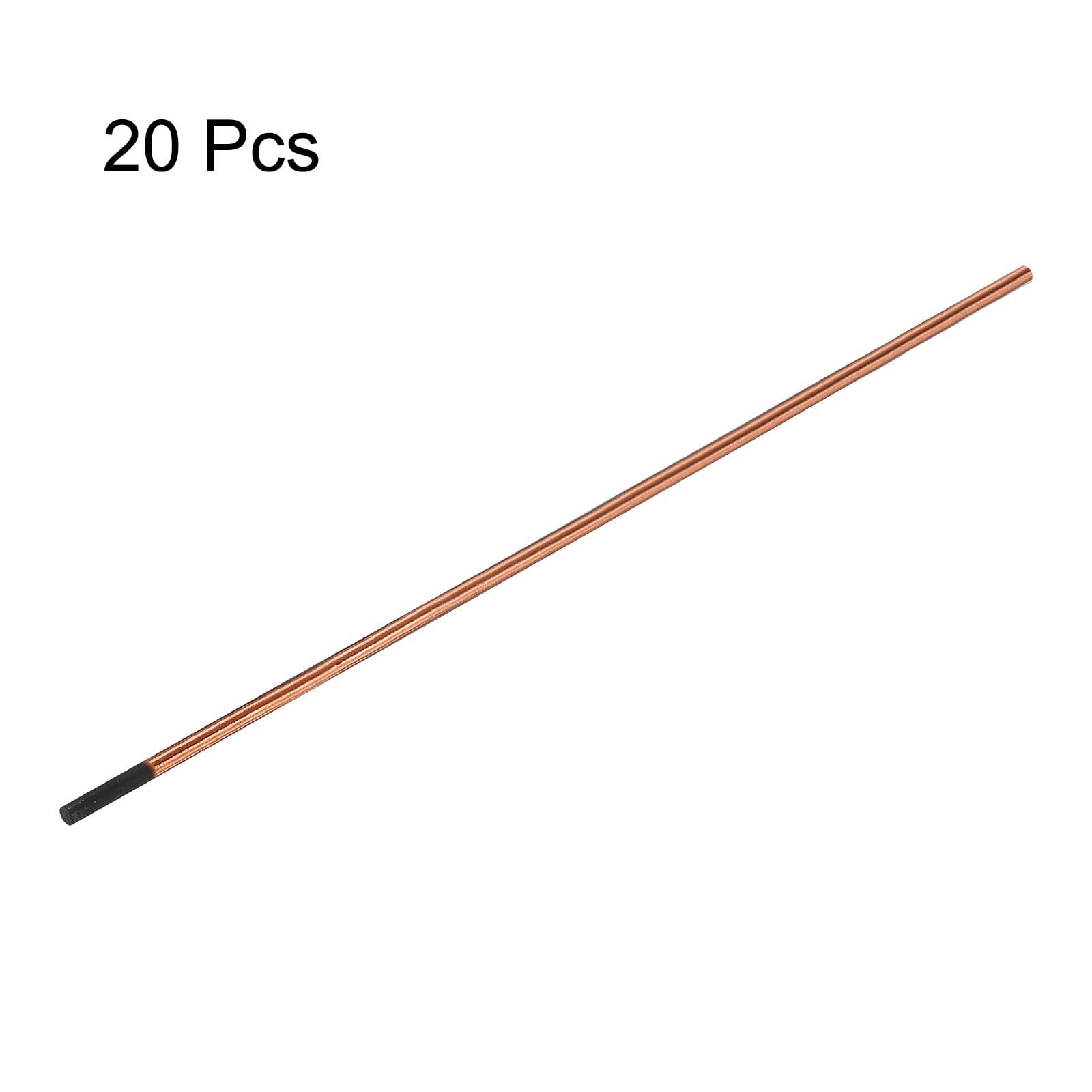 PATIKIL 20pcs 5mmx355mm(3/16"x14") Carbon Arc Air Gouging Rods Copper Graphite Coated Gouging Electrode Rods for Welding - Image 3