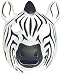Zebra Mask (Foam) [Toy] [Toy]