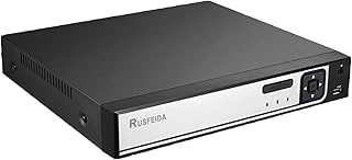 4K 10CH Network Video Recorder for Security Camera System, Support 4K/5MP/4MP/3MP/1080P PoE IP Camera H.265+ PoE NVR, 24/7 Recording, Face Detection, 10 Port PoE NVR(HDD Not Included)