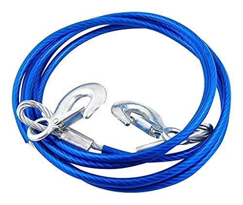 4M X 8mm 3 Tons Car Tow Strap Truck Steel Cable Towing Winch Snatch Rope I.149812032 - View #4