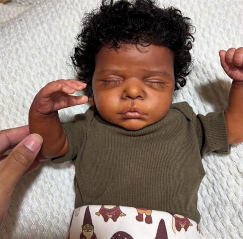 Muñeca Reborn Bebé Niño 48 cm Cuerpo Suave Realista miniatura 1