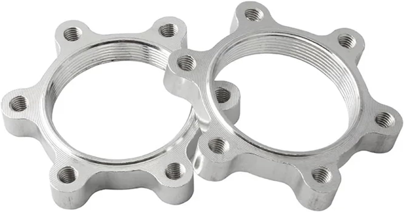 Bike Hub Adapter 40pcs Freewheel Threaded Hub Adapter - Bike 6 Bolt Disc Brake Rotor for Mountain Road Bicycle Cycling Wheel