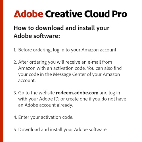 Image of Adobe Creative Cloud Pro | Graphic Design Software | AI Powered Features | Vector Illustration, Layout & Image Editing | 12-Month Subscription | PC /Mac | Email Delivery