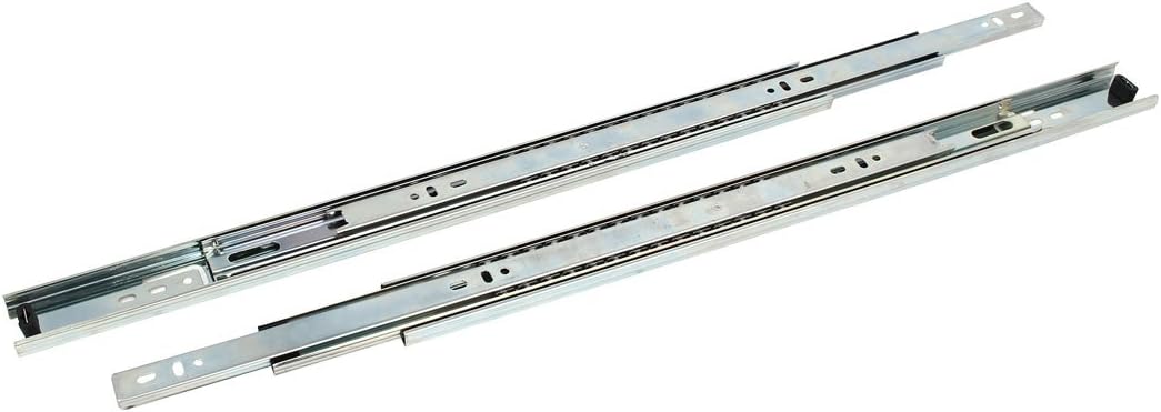 19-inch 3 Cabinet Hardware Sections Side Mount Telescoping Ball Bearing Damper Drawer Drawer Slides Slide 2pcs