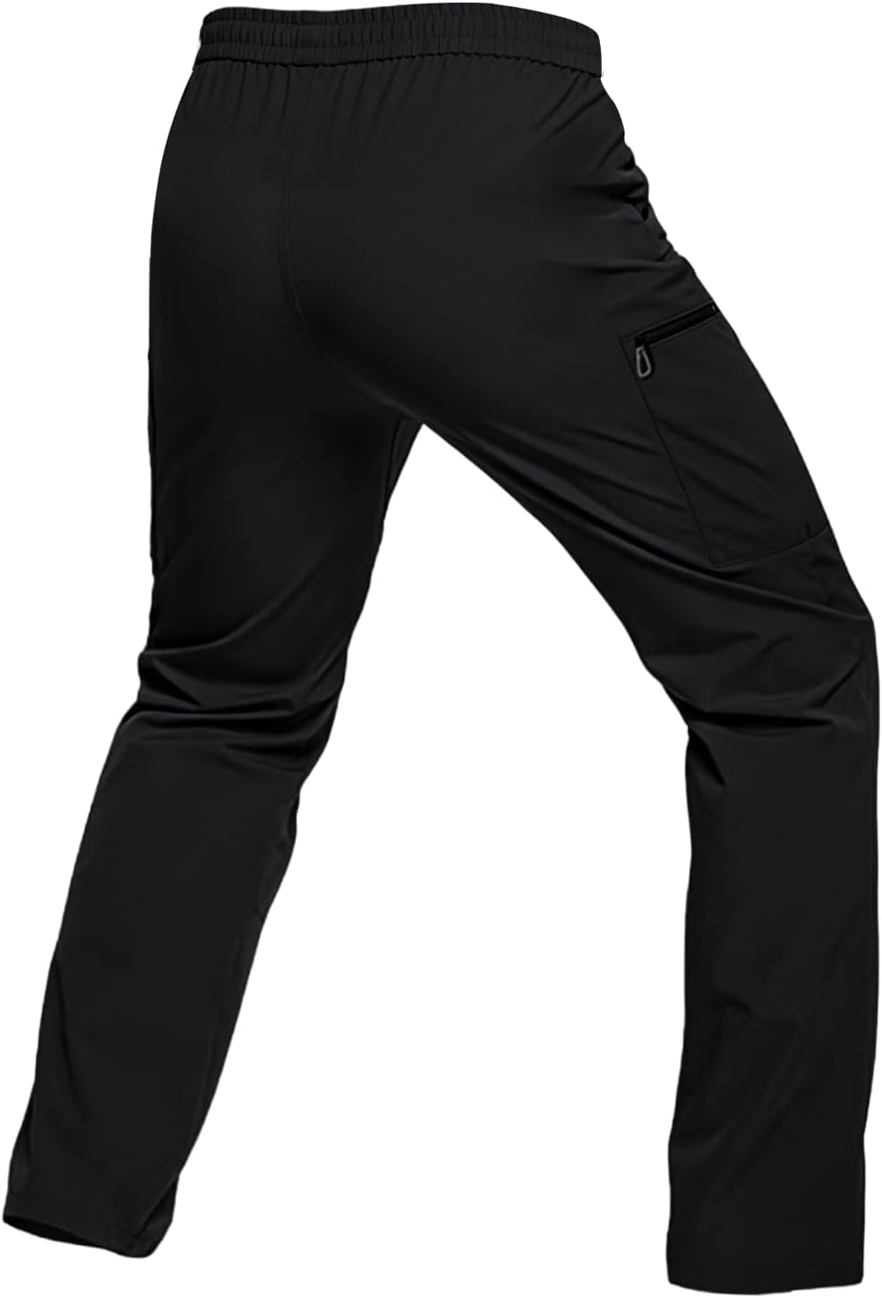 Hidkat Men's Lightweight Hiking Cargo Pants Outdoor Tactical Pants Water Resistant Combat Trousers with Zipper Multi Pockets