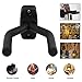 CC CAIHONG Guitar Wall Mount Hanger 2 Pack, Guitar Hanger Wall Hook Holder Stand Display Black with Screws - Easy to Install - Fits All Size Guitars, Bass, Mandolin, Banjo, Ukulele