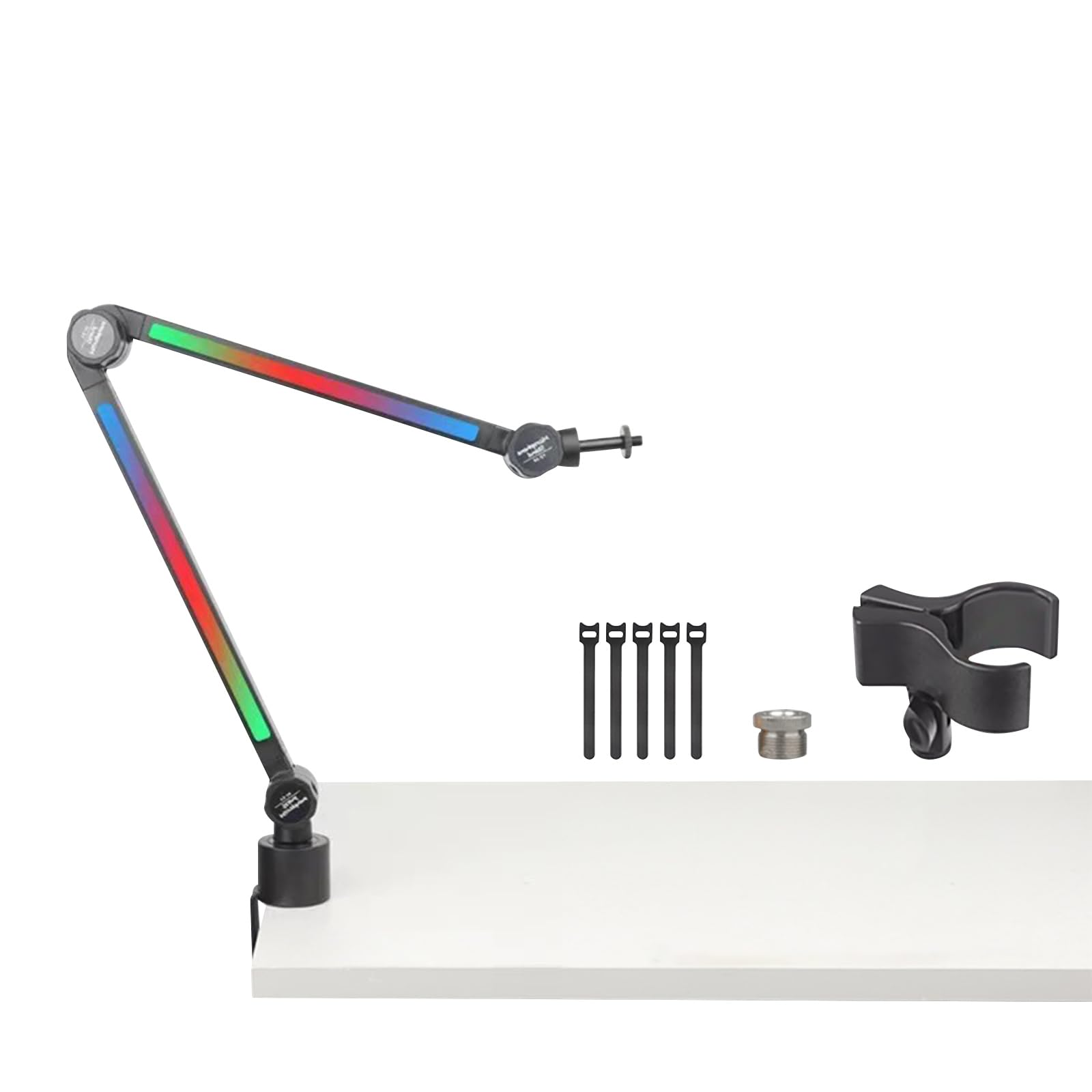 Robuster Overhead-Mikrofonarm mit einfacher Montage, klappbarer Mikrofonständer für professionellen Multi-Winkel-Rotations-Mikrofonständer