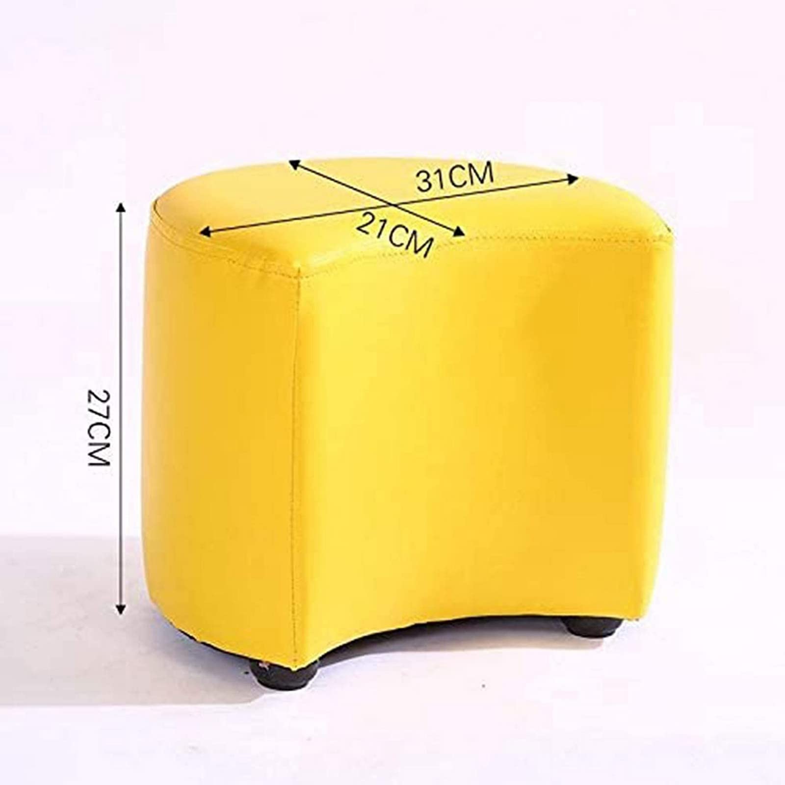 Tabouret bas avec base anti-dérapante, un salon pratique et sécurisé