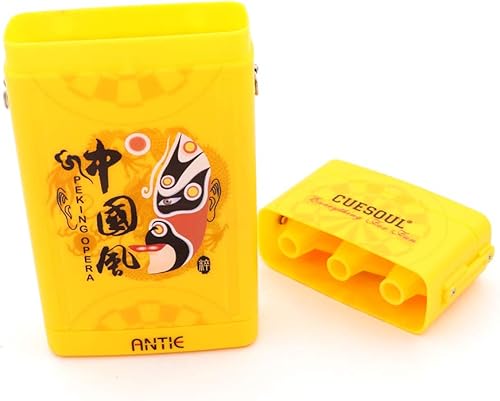 Miniatura 8 de CUESOUL Funda rígida para dardos antie, color amarillo, soporte para vuelos de dardos extra