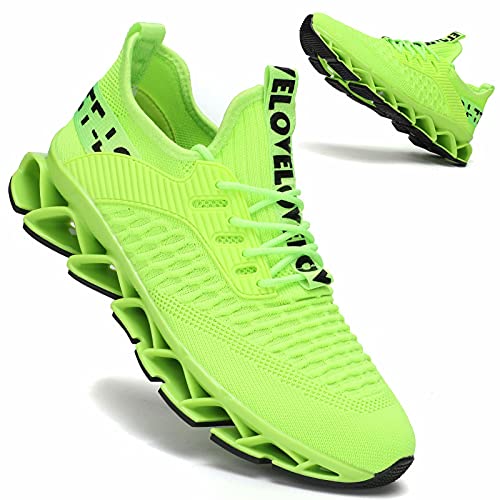Image of Vooncosir Men's Fashion Sneakers Breathable Mesh Running Shoes Blade Non Slip Soft Sole Casual Athletic Walking Shoes