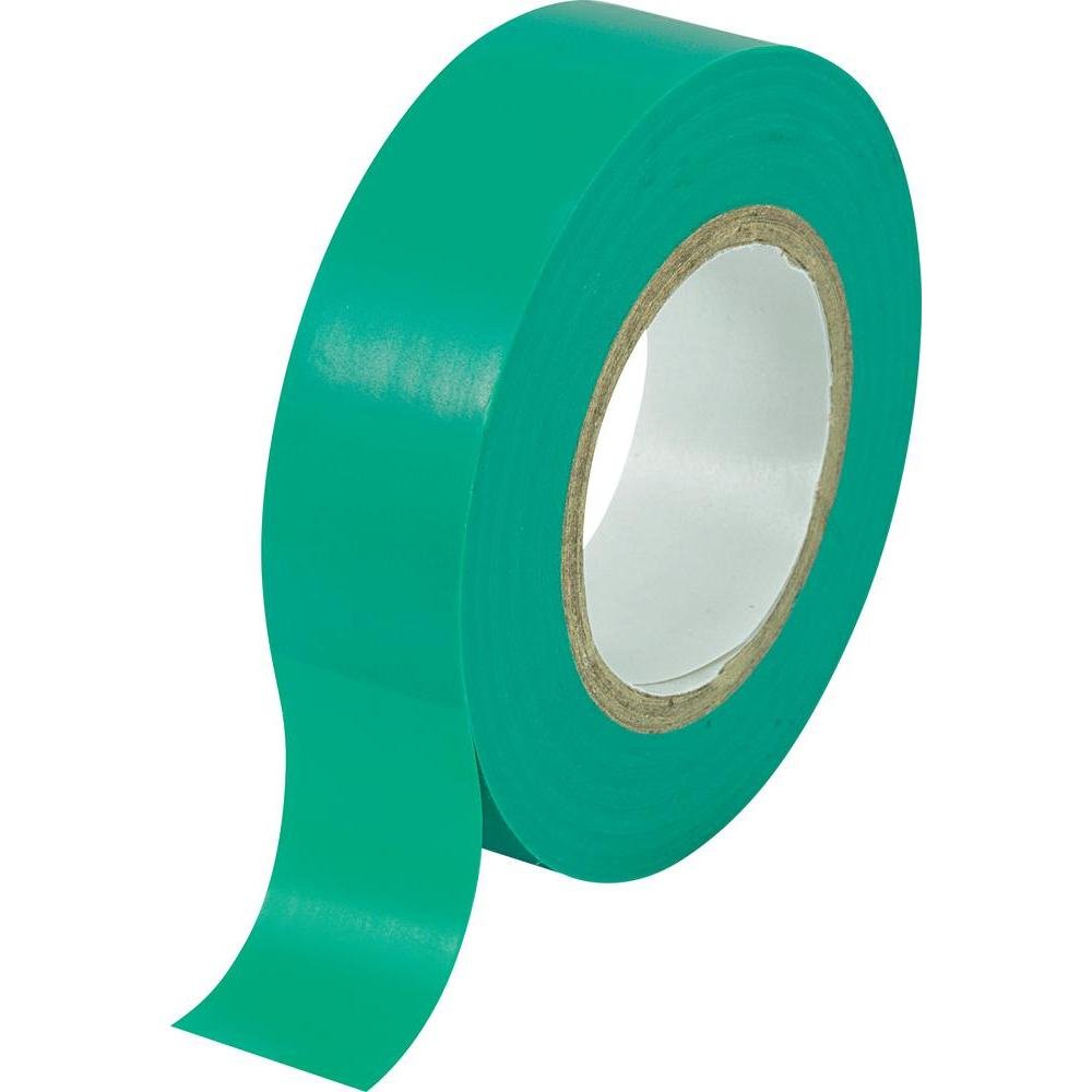 Electrical Insulation Tape Roll 20m x 19mmx 0.15mm (1,GREEN)