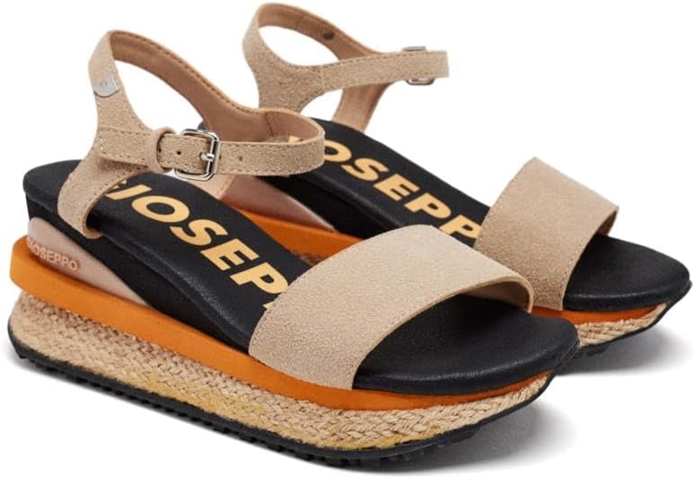 GIOSEPPO Benay Sandales de sport compensées pour femme Beige