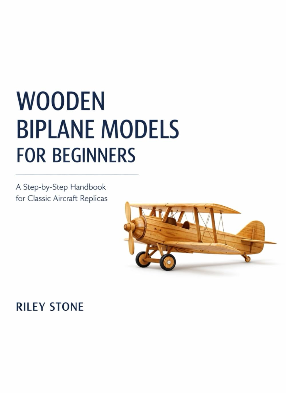 WOODEN BIPLANE MODELS FOR BEGINNERS: A Step-by-Step Handbook for Classic Aircraft Replicas