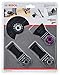 Price comparison product image Bosch Professional 2608661696 4-Piece Floor and Installation Set for Multi-Cutters (Starlock, Accessories for Multi-Cutters), Black, 28.1cm x 22cm x 2cm