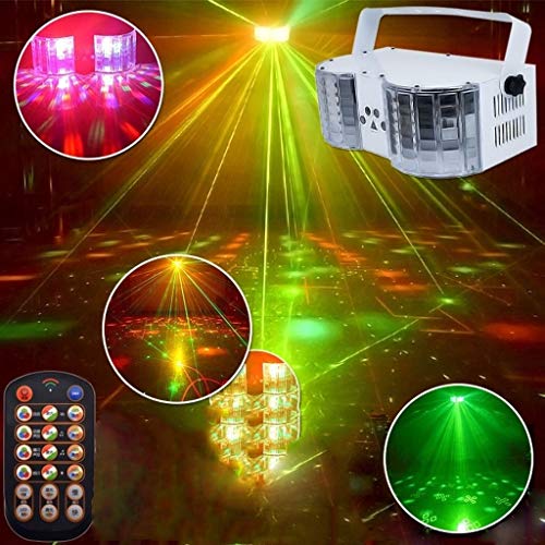 Disco Lights LED Papillon et Magic Ball pour Scène et Soirée DJ KTV en Blanc