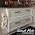 Ekena Millwork ONL36X06X01LFCH Large Green Leaf Center with Scrolls Wood Onlays, 36 1/2"W x 6 1/4"H x 1"D, Cherry