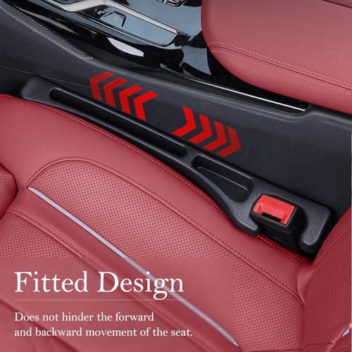 Car Seat Gap Filler 2-Pack, Universal Elastic Soft Foam Seat Gap Plug – Fills Gap Between Seat & Console, Drop-Proof Guard for Phones, Keys & Cards, Fits Cars, SUVs, Trucks & Sedans - Image 6
