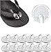 Norhogo 6 Paare Silikon Zehenschutz Flip Flop selbstklebende zehenspreizer Kissen für Flip Flops Anti-Rutsch-Schuhkissen für Damen Herren vor Schmerzen und Blasen Anti-Rutsch-Schuhkissen Transparent en las günstig Kaufen-Norhogo 6 Paare Silikon Zehenschutz Flip Flop selbstklebende zehenspreizer Kissen für Flip Flops Anti-Rutsch-Schuhkissen für Damen Herren vor Schmerzen und Blasen Anti-Rutsch-Schuhkissen Transparent