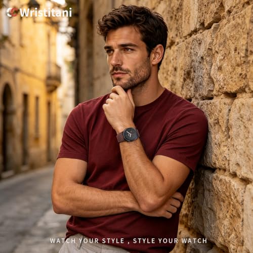 Image of Wristitani Leather Strap for Samsung Galaxy Watch Ultra /9 /8 /7 /6 /5 /4
