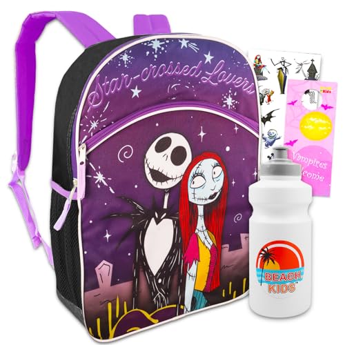 Nightmare Before Christmas Backpack Set - Bundle with 16