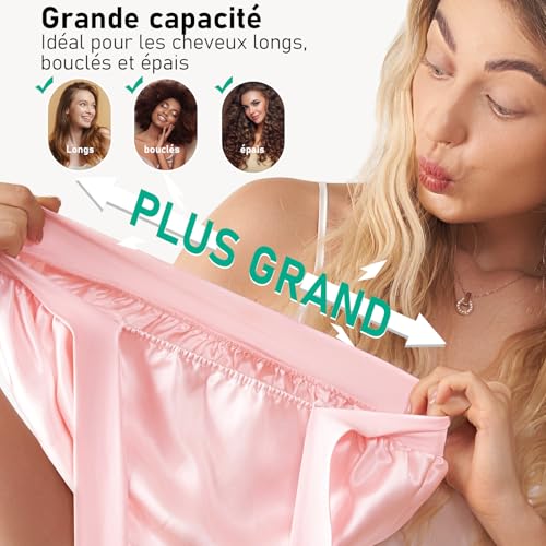 Bonnet de nuit en soie LitBear pour protéger vos cheveux endormie - 5