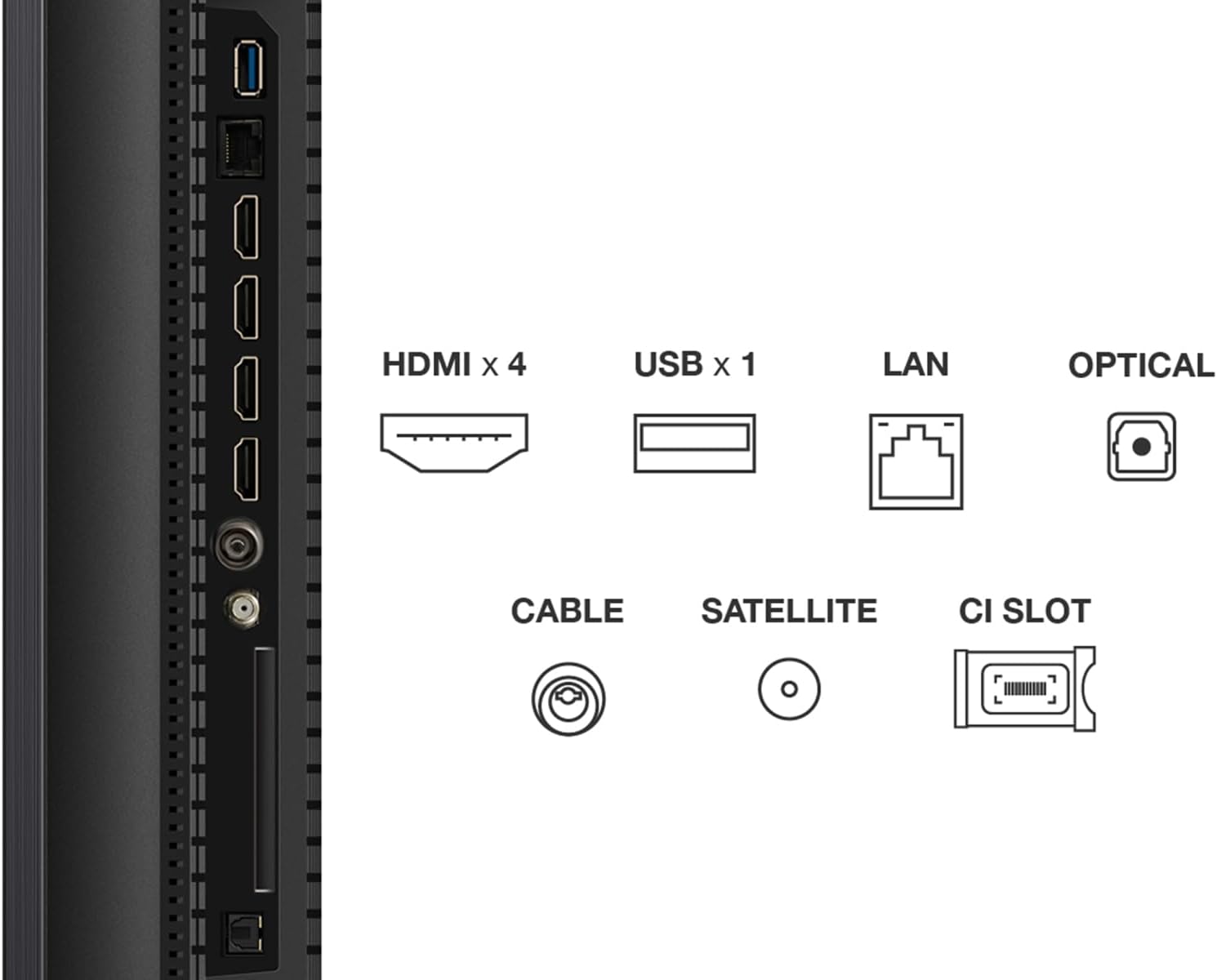 TCL 50Q7C Televisor 50 Pulgadas QD-Mini LED 4K Smart TV, 2000 nits HDR Premium, Bang & Olufsen, Game Master, FreeSync Premium Pro, Google TV, Dolby Vision IQ y Atmos 12