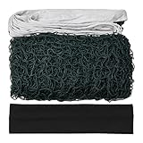 YSDYY 1 Badminton Net Und 1 Sportstirnband, Outdoor -Sportartikel, Tragbares Ballnetz, Geeignet Für Familienunterhaltung Und -Übung.