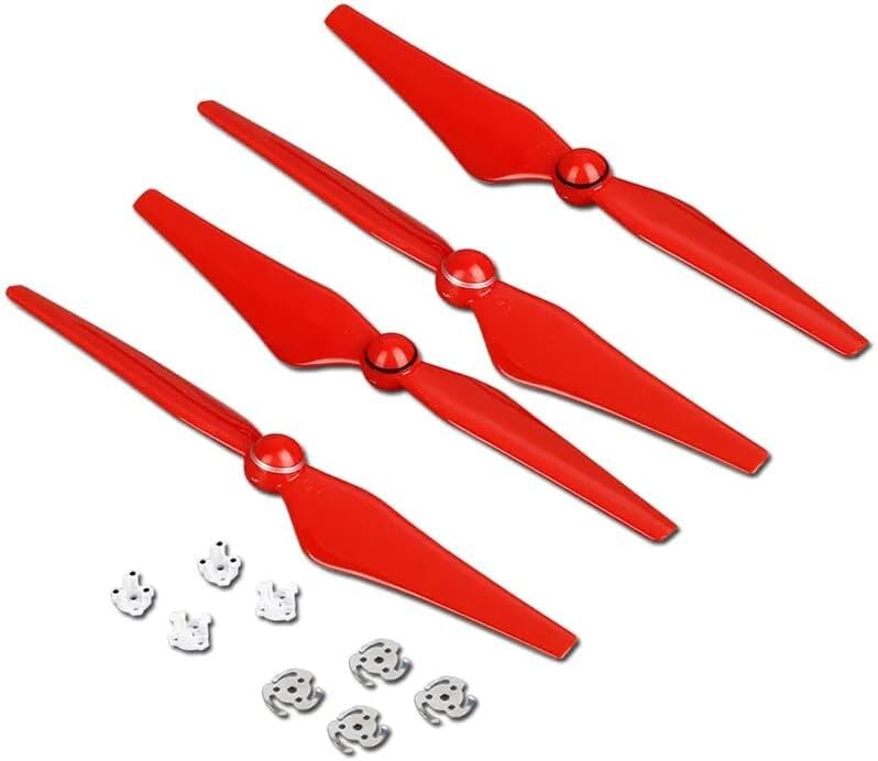 Accessories 4pcs Propellers 9450S Blade Prop with Base for DJI Phantom 4 Drone (Color  Red)