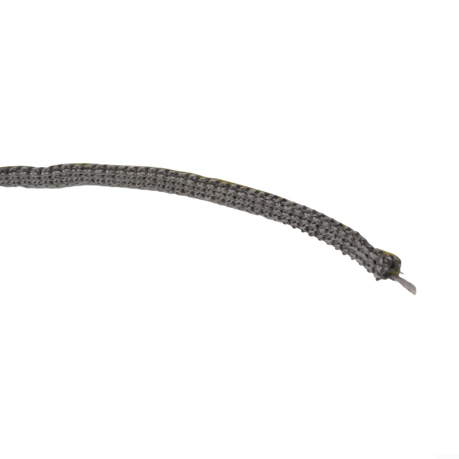 Corda piatta per stufe, Guarnizione in vetro con corda nera for stufa in fibra di 10 mm/15 mm x 2 for, caldaia, forno(10mm)