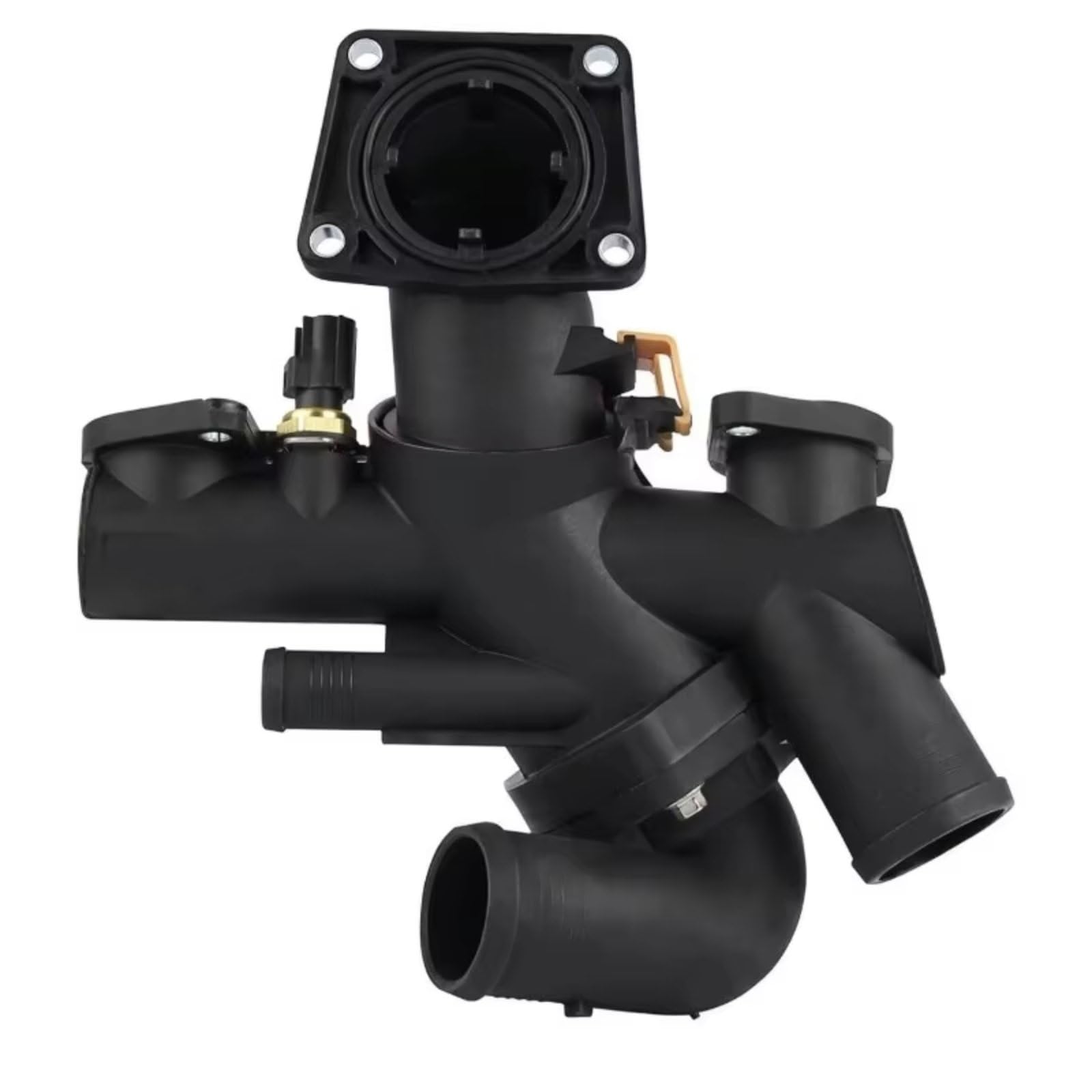 Coolant Thermostat Compatible With Jaguar For S-Type XF XJ8 XKR XK8 Engine Cooling Water Thermostat Housing Assembly Replacement AJ811793