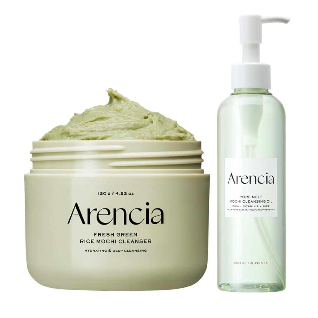 Amazon.com: Arencia Rice Mochi Double Cleansing Duo for clear