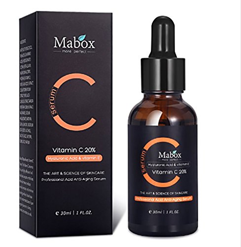 Vitamin C Serum for Face, Organic Vit C + E + Hyaluronic Acid