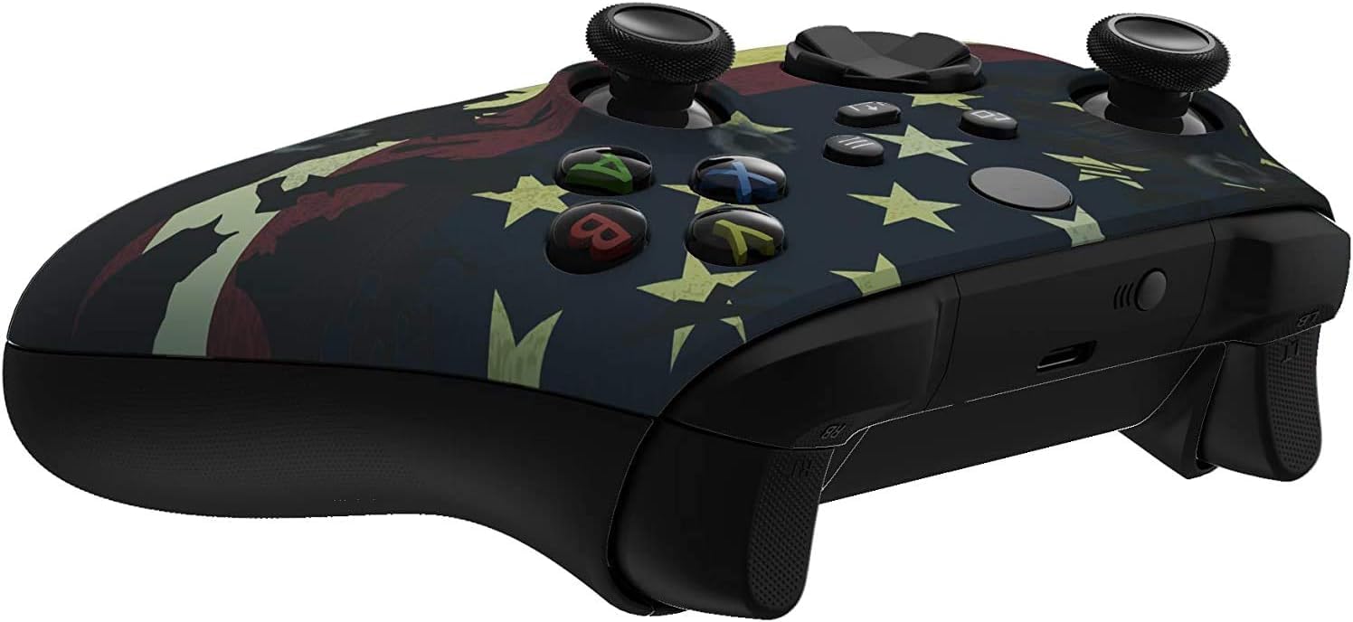 Manette de jeu personnalisée pour Xbox One - Soft Touch - Coque souple pour Comfort Grip X - Microsoft Xbox 1 (drapeau)