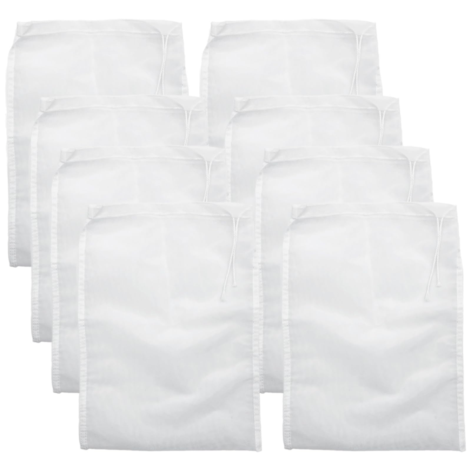 Sacchetti Filtro Per Latte Vegetale - 8PCS 30x20cm Riutilizzabili Per Mandorle, Noci, Formaggio E Succhi - Foto 4