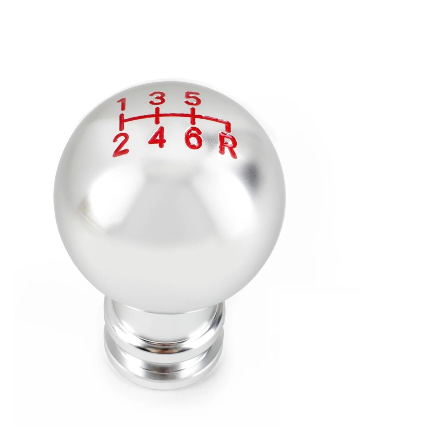 Grozzy Universal Shifter Handle 5/6/10Speed Gear Shift Knob Aluminum Universal Car Manual Transmission Automatic Level Lever M8 M10 M12(6Speed,B)
