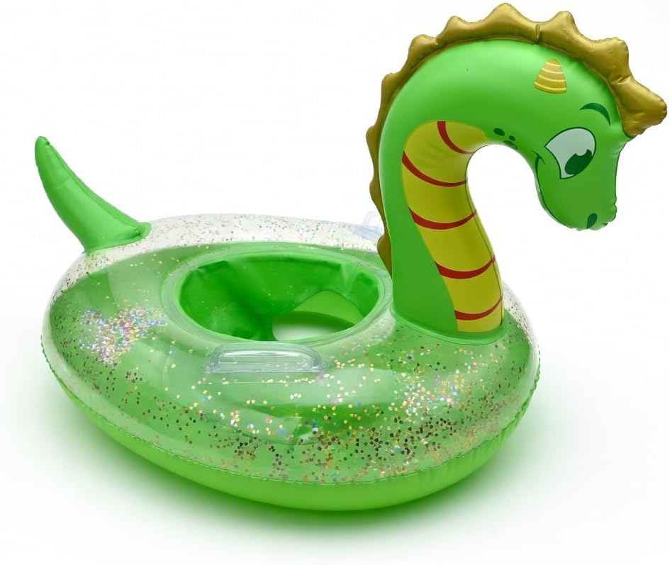 Inflatable Pool Float Tube – Flamingo, Unicorn, Dragon & Animal Designs | Thick Durable Raft for Adults & Kids | Summer Pool Party Float