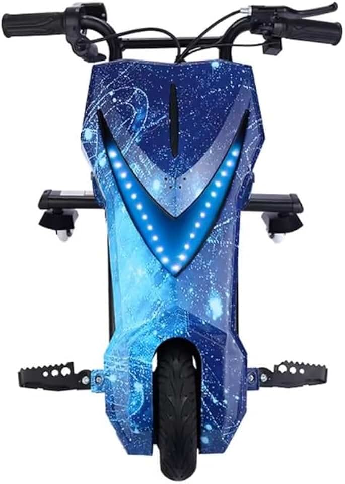 Triciclo Eletrico banco moto Drift 3 Velocidades 350w Led Rodas 8" Bivolt 20km/h