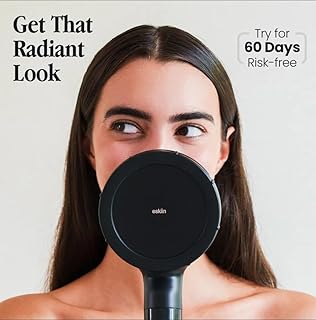 Eskiin Filtered Shower Head - Best HandHeld Shower Head With Filters For Healthy Hair & Skin - High Pressure - Reduce Dandruff, Protect Colored Hair, And Soothe Dry Skin (Chrome)