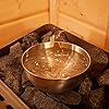 EDERHEIN Verdampferschale Sauna – Extra groß Ø12cm – Edelstahl Schale für Saunakristalle und Mentholkristalle…