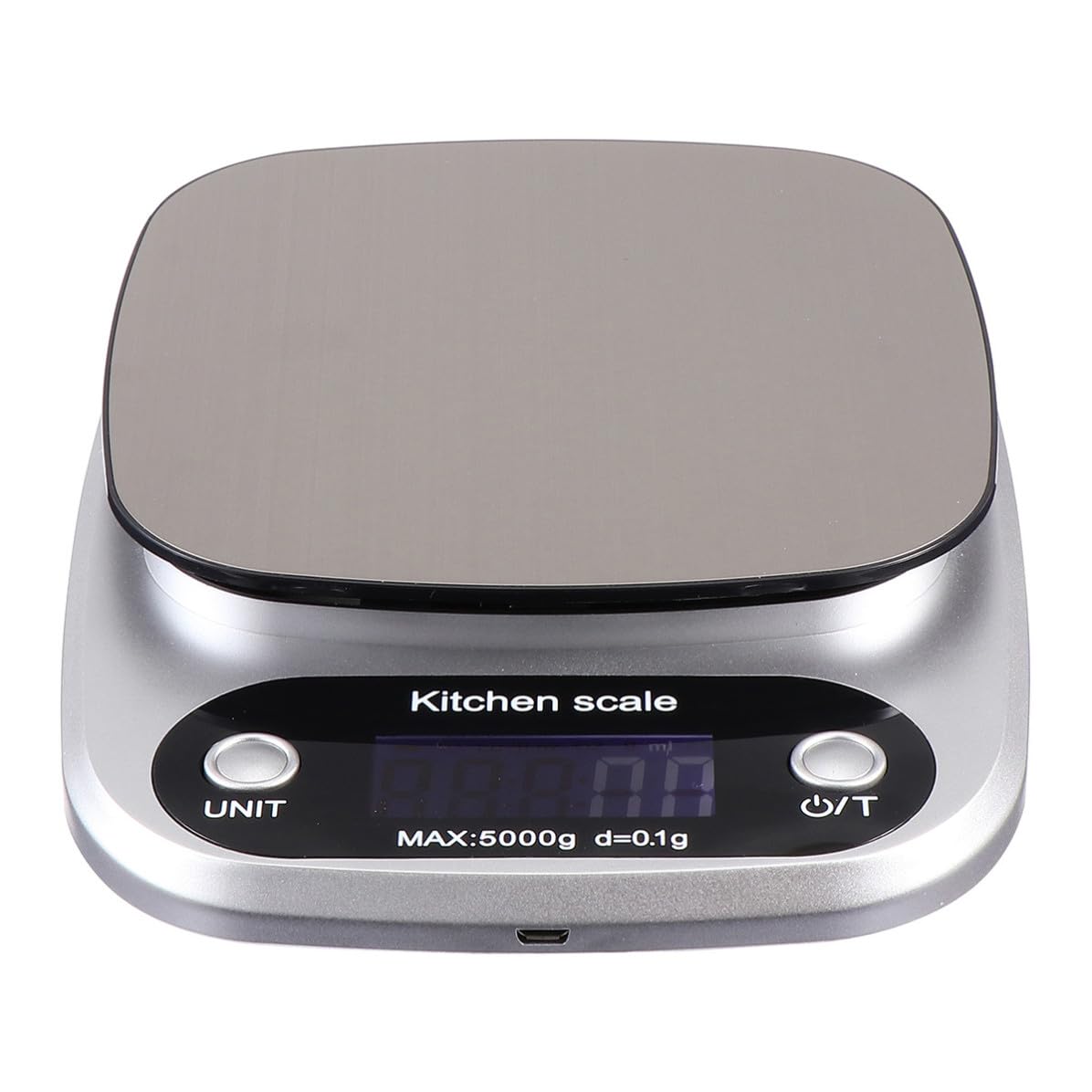 Báscula de Cocina Digital de 5kg y 0, 1g en Acero Inoxidable