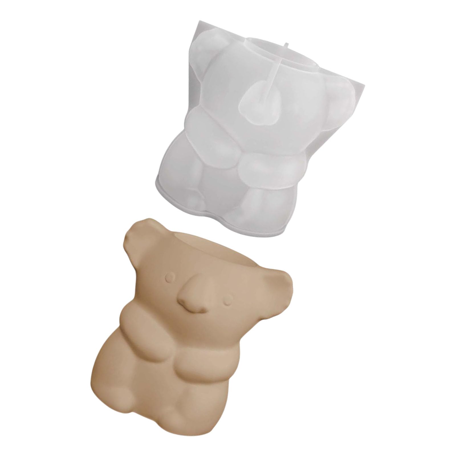 EXQIOUR Sturdy Silicone Koala Planter Ideal for Resin Casting and Creative Projects Unique Making Silicone Craft
