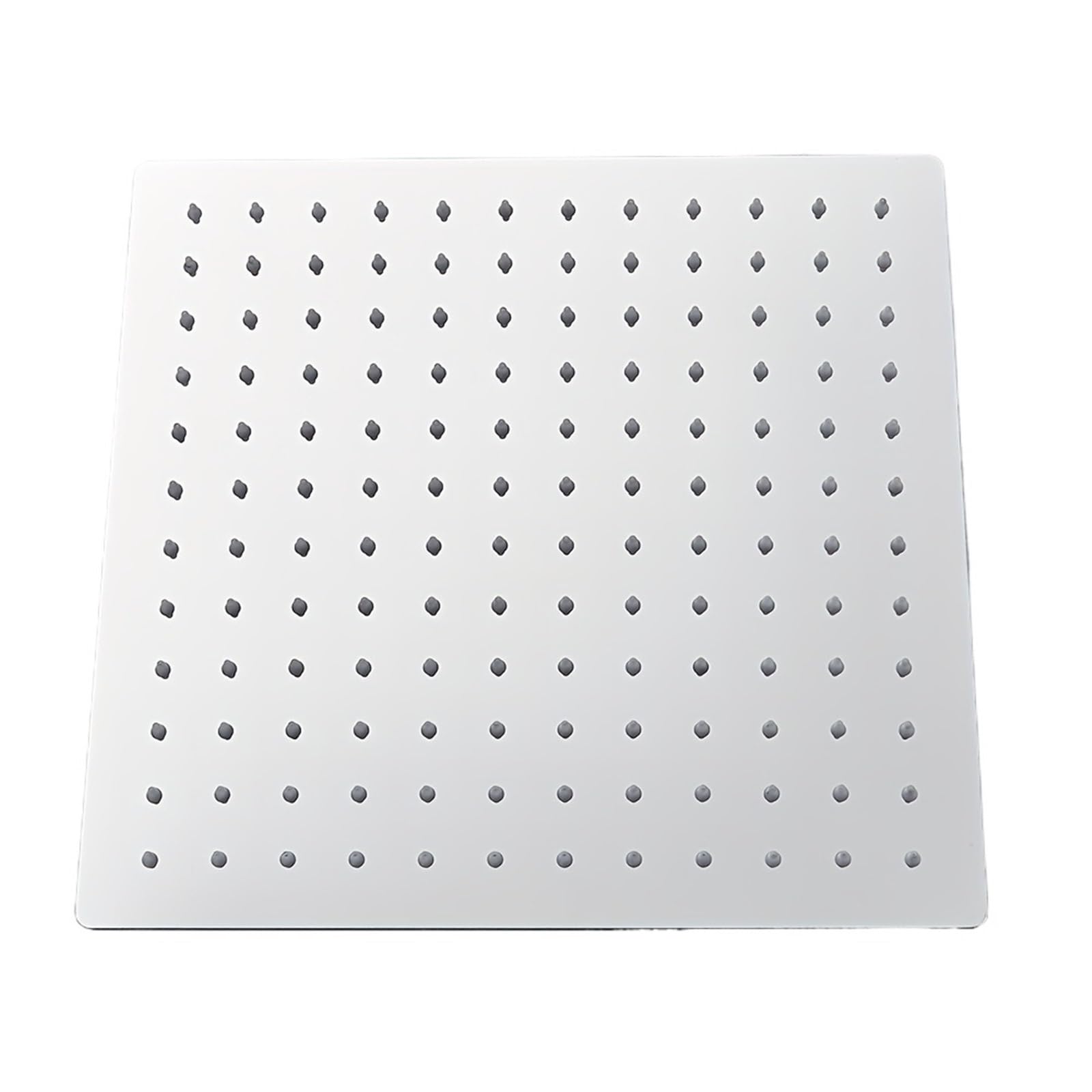 Pommeau de douche effet pluie anti-calcaire 25,4 cm pulvérisateur carré pour faible pression d'eau